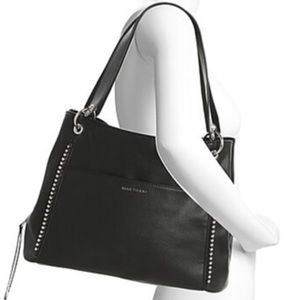 Max Studio Bensa Studded Silver Shoulder Bag